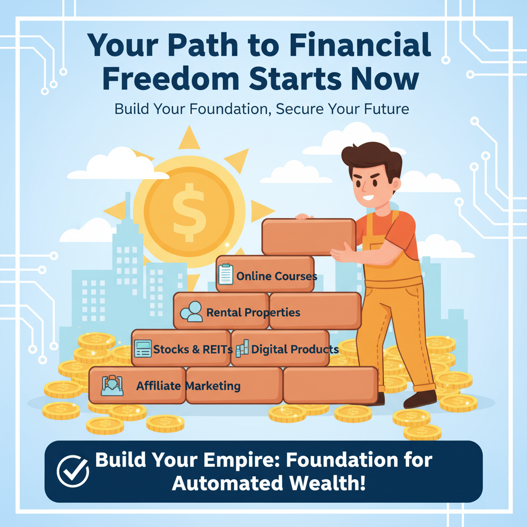 Journey toward financial freedom illustration