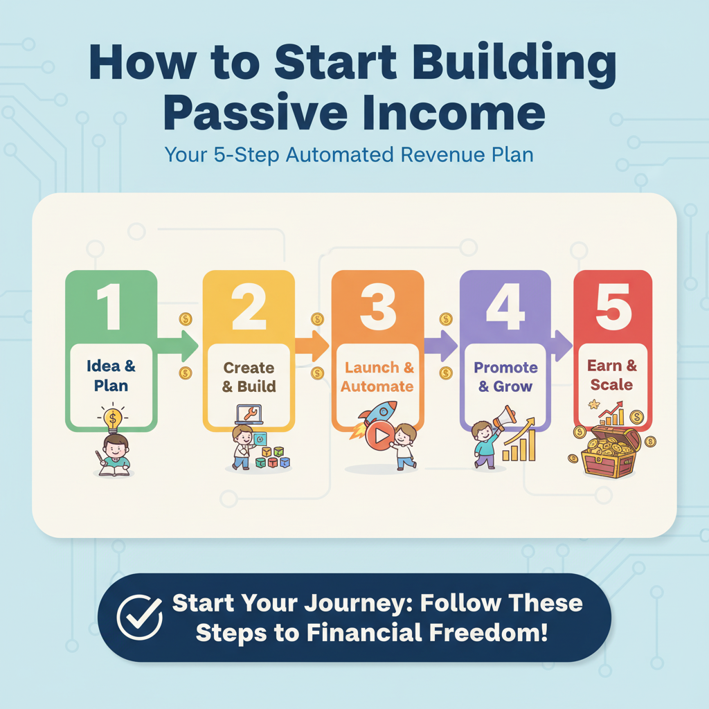 Steps to start passive income journey