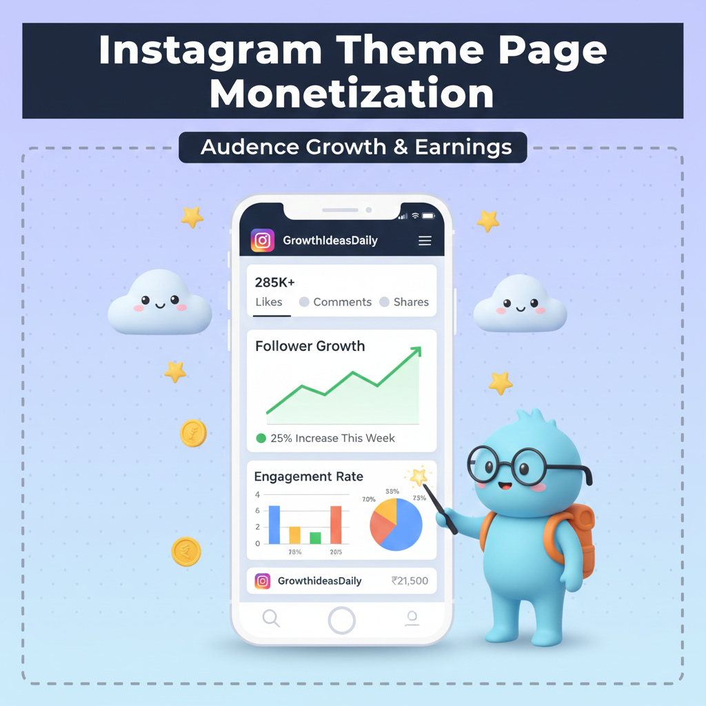 Instagram theme page monetization.